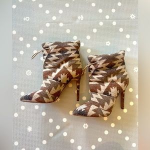 Jessica Simpson western inspired heeled booties